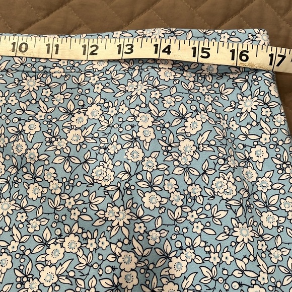 J. Crew Blue and White Floral Printed Pencil Skirt/NWT/14 - Picture 11 of 11